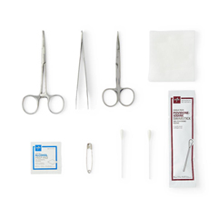 Medline General Purpose Trays with COMFORT LOOP Instruments, 20 Each per Case