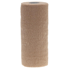 Medline CoFlex LF2 Quick-Stick Sterile Cohesive Bandages, Tan, 6