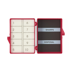 Medline Foam Block Needle Counter with Magnet, 10 Count, 16 EA/BX