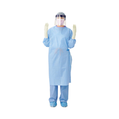 MEDDYNJP2003S - Medline - Sterile Nonreinforced Sirus Surgical Gowns with Set-In Sleeves and Towel, Size 2XL