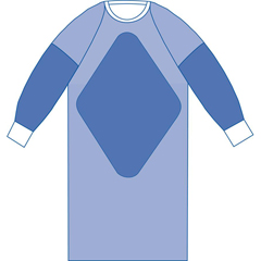 Medline Sterile Non-Reinforced Aurora Gowns with Raglan Sleeves, 1/EA