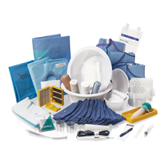 Medline Sterile Total Knee Standard Surgical Trays, 3 Each per Case