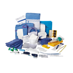 Medline Sterile Minor Hernia Repair Standard Surgical Trays, 6 Each per Case