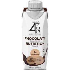 Diversified Food 4 Gen Nutritional Shake, Chocolate, 8 oz.
