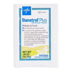 Medline Banatrol Plus with Prebiotic, Bananna Flavor, 10.75 g Packet, 75 EA/CS