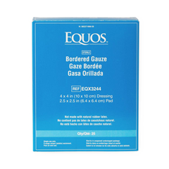 Medline Equos Sterile Bordered Gauze, Bulk, 4