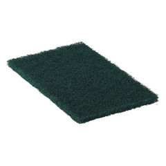 Medline Heavy-Duty Scouring Pad, Green, 60 EA/CS