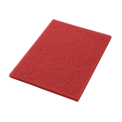 Medline Low-Speed Buffing Floor Pad, Red, 14