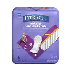 Medline FitRight ActivEdge Bladder Control Pads, 5
