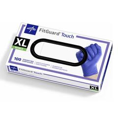 Medline FitGuard Touch Powder-Free Nitrile Exam Gloves