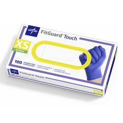 Medline FitGuard Touch Powder-Free Nitrile Exam Gloves