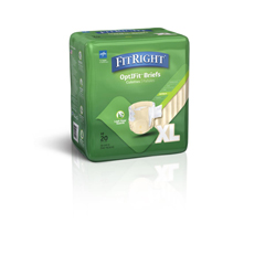 Medline FitRight Plus Incontinence Briefs, XL 56