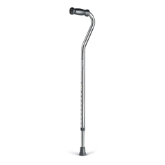 Guardian Offset Cane, Single Point, Chrome, Adult