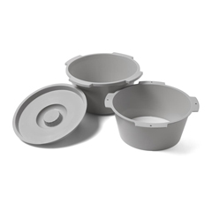 Medline Replacement Commode Pail with Lid