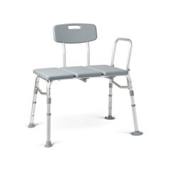 Medline Transfer Bench with Back, 1 EA