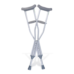 Medline Guardian Aluminum Pushbutton Crutches, Child, 1/PR