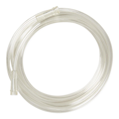 Medline Clear Crush-Resistant Oxygen Tubing, 50', Standard Connector