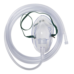 MEDHCS4601B - Medline - Pediatric Disposable Oxygen Masks with Standard Connector, 50 Each per Case