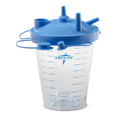 MEDHCS7850 - Medline - Disposable Suction Canisters and Kits with Float Lids, 800, 12 EA/CS