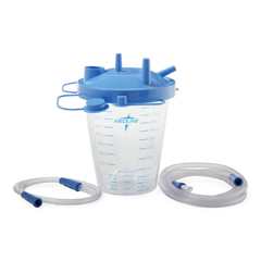 MEDHCS7852H - Medline - 850 cc Suction Canister Kit with Filter Lid and Tubing, 1/EA