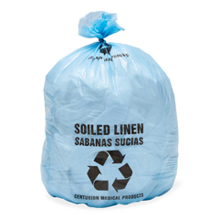 MEDIRDBL45C - Medline - Soiled Linen Liners, Light Blue, 29 x 45, 1.0 Mil, Roll