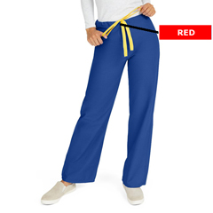 Medline AngelStat Unisex Reversible Drawstring Waist Scrub Pants with Angelica Color-Coding, Size XL Regular Inseam, Sapphire