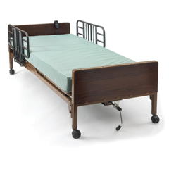 MEDMDR107002E - Medline - Basic Semi-Electric Hospital Bed with 15-20 Height Range
