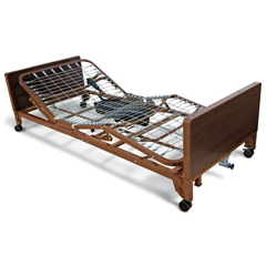 Medline Basic Low Full-Electric Hospital Bed with 9.5