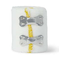 Medline Sure-Wrap Nonsterile Elastic Bandages, White, 1/EA