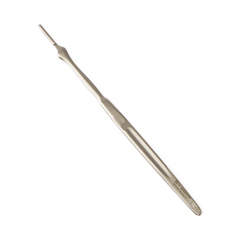 Medline Knife Handle, Scalpel, Straight Flat, German Stainless Steel, #7, 6.5