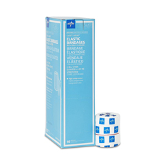 Medline Swift-Wrap Nonsterile Elastic Bandages, White, 50 EA/CS