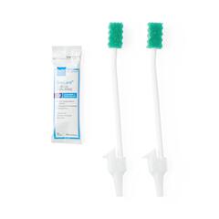 Medline DuoCare Single-Use Oral Care Tray Kit with 2 Suction Swab, 100/CS