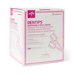 Medline DenTips Untreated Oral Swabs