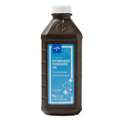 MEDMDS098001H - Medline - Hydrogen Peroxide 3%, 16 oz., 1/EA