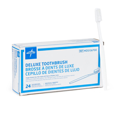 MEDMDS136700 - Medline - Deluxe Adult Patient Toothbrush