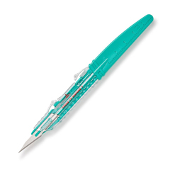 Medline Disposable Safety Scalpel with Stainless Steel Blade, Sterile, No. 11