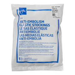 Medline EMS Thigh-High Anti-Embolism Stocking, Size 2XL Regular