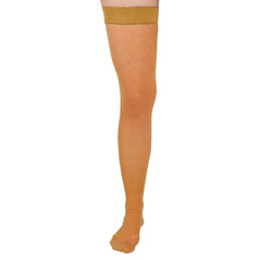 Curad Thigh-High Compression Hosiery, Beige, B, 1/EA