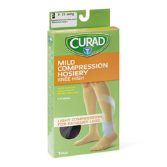 MEDMDS1713ABH - Curad - Knee-High Compression Hosiery, Beige, Small
