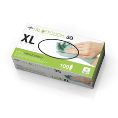 Medline Aloetouch 3G Powder-Free Latex-Free Synthetic Exam Gloves-X-Large - 100/Box