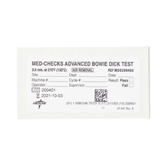 Medline Advanced Bowie-Dick Test, 30-Pack, 120 EA/CS