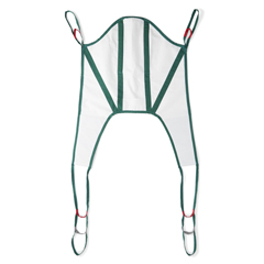 MEDMDS2PTDHBL - Medline - Disposable 2-Point U-Shaped Patient Sling with Head Support, 700 lb. Capacity, Large