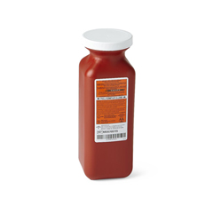 Medline Phlebotomy Sharps Container, Red, 1.5 qt.