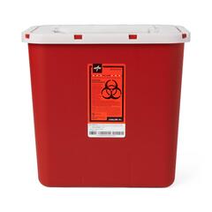 Medline Multipurpose Sharps Container, Red, 2 gal., 20 EA/CS