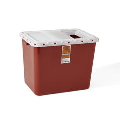 MEDMDS705210SL - Medline - Sharps Containers, Red, Star Lid, 10 gal.