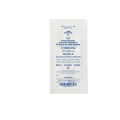 Medline X-Ray Detectable Sterile Peanut Sponge, Small, 3/8
