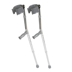 Medline Forearm Crutches, 2 EA/PR