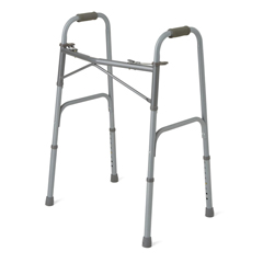 Medline Bariatric Folding Walkers, Gray, Bariatric, 1/EA