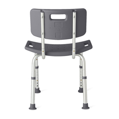 MEDMDS89745KDMBG - Medline - Knockdown Bath Bench with Back and Microban Treatment, 2 EA/CS