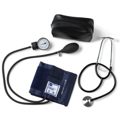 Medline Aneroid, Blood Pressure Unit, Steth, Cuff with D-Ring